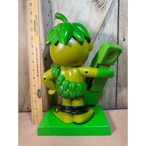 Vintage 1984 Pillsbury Little Sprout Telephone Phone Green Giant Figure Promo - Picture 3 of 9